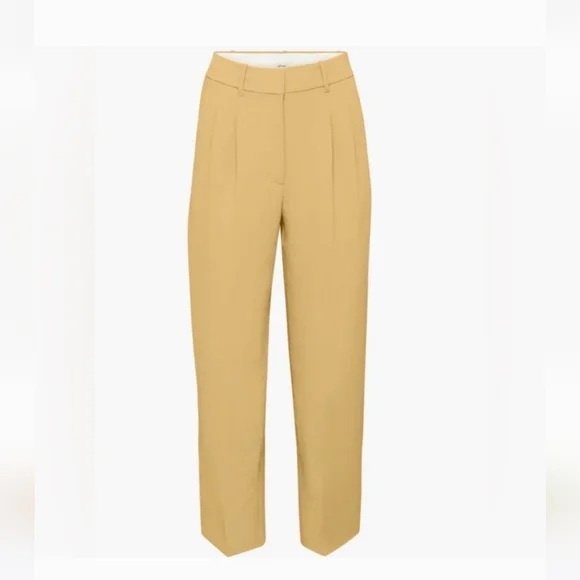 Aritzia linen carrot pants - Picture 1 of 6